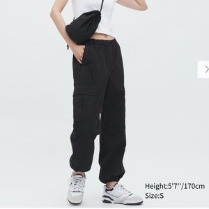 Uniqlo Easy Cargo Pants Black NWT